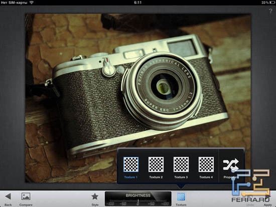 Пример использования Creative Enhancements в Snapseed 1.3