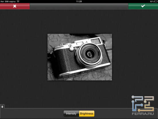 Создание черно-белого изображения в Photopad 1.4