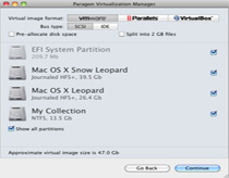 Paragon Virtualization Manager for Mac
