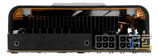 Разъемы дополнительного питания видеокарты ZOTAC GTX 560 Ti 448 Cores