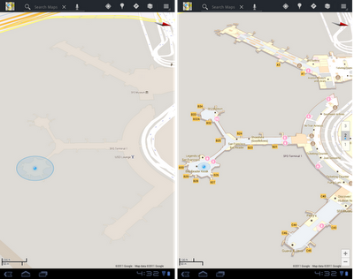Google Maps до и после