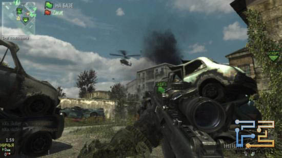Call of Duty: Modern Warfare 3 - Сбить вертолет снайперской винтовкой крайне сложно, но на этот раз такой проблемы нет - 