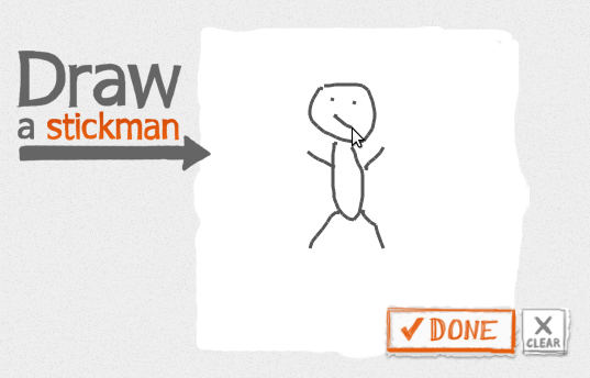 Рисуем героя мультфильма на сайте Draw a Stickman