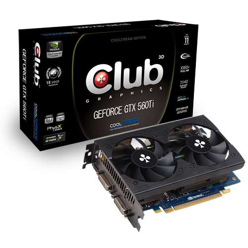 Club 3D GeForce GTX 560 Ti CoolStream 2 GB