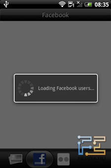 ���������� ���������� ���������� ����� Facebook �� HTC Salsa