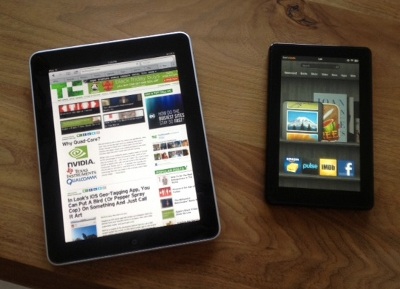 iPad и Kindle Fire