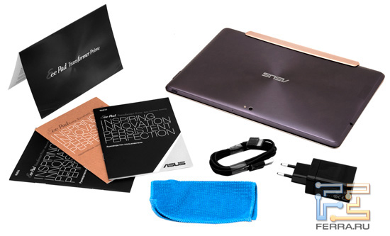 Комплект поставки Asus Transformer Prime TF201