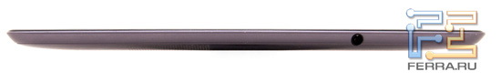 Вид справа на планшет Asus Transformer Prime TF201