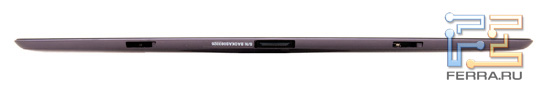 Вид снизу на планшет Asus Transformer Prime TF201