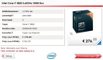 Intel Core i7-3820