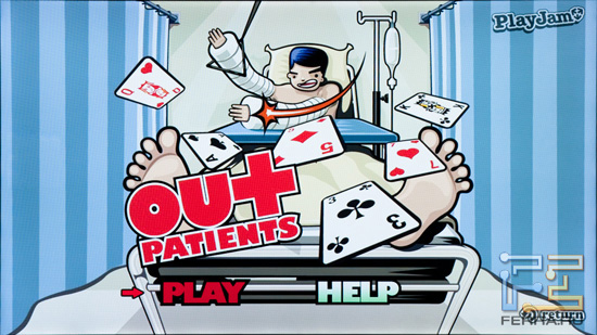 Игра «Out Patients», главное меню