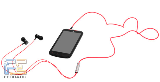 HTC Sensation XE с наушниками Beats Audio