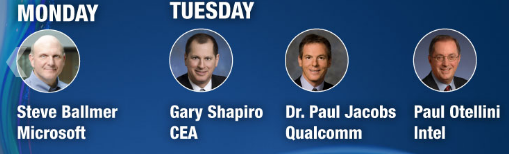 Монстры IT-индустрии в планах на CES 2012