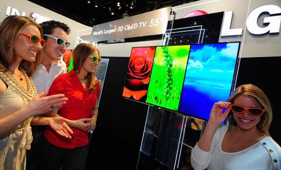 LG 55-inch 3D OLED TV