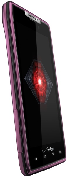 Motorola RAZR в фиолетовом исполнении