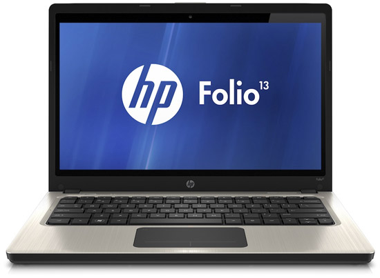 HP Folio 13, вид спереди