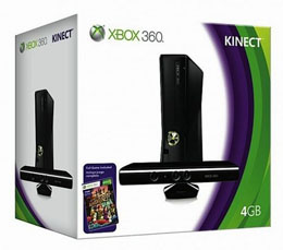 Приставка Xbox 360 с контроллером Kinect