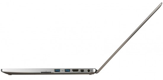 Gigabyte U2442V. Вид сбоку