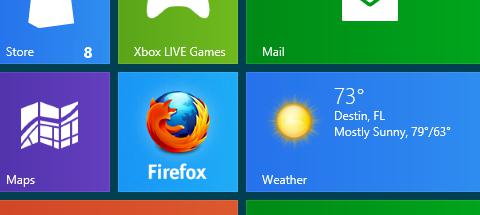 Firefox for Windows 8