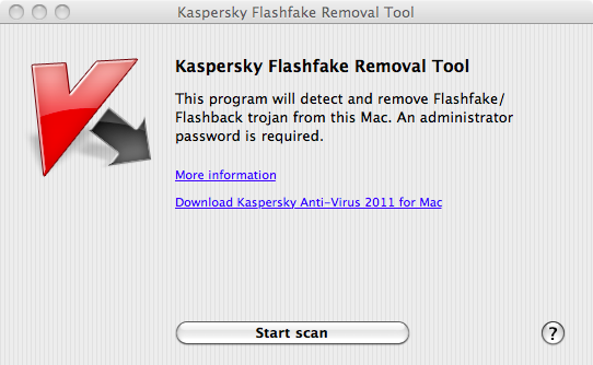 Утилита Kaspersky Flashfake Removal Tool