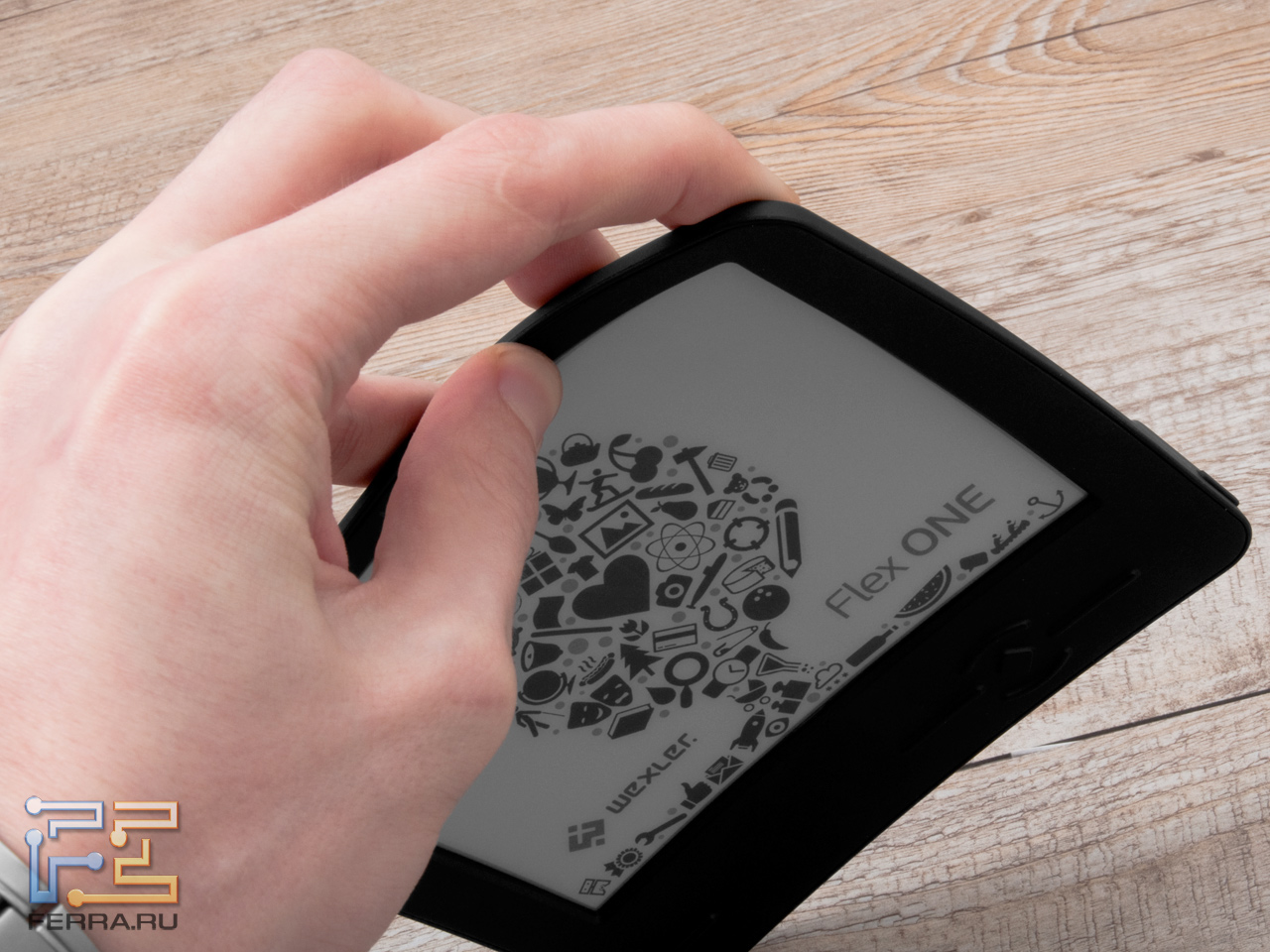 Сгибаем книгу Wexler.Flex One.