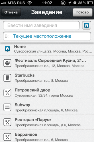 Evernote Food для iOS