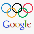 Логотипы Олимпийских игр и Google