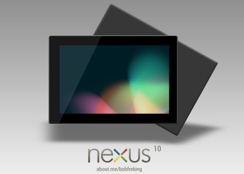 Макет Google Nexus 10