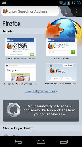 Firefox для Android