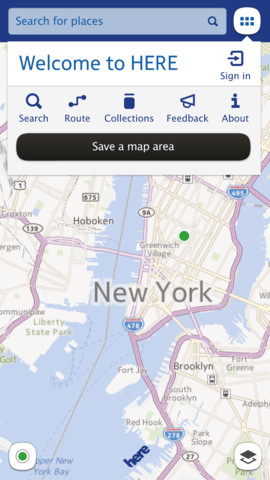 HERE Maps для iOS