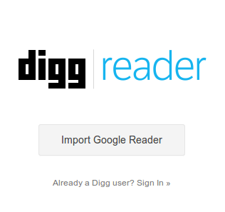 Digg Reader. Начало.