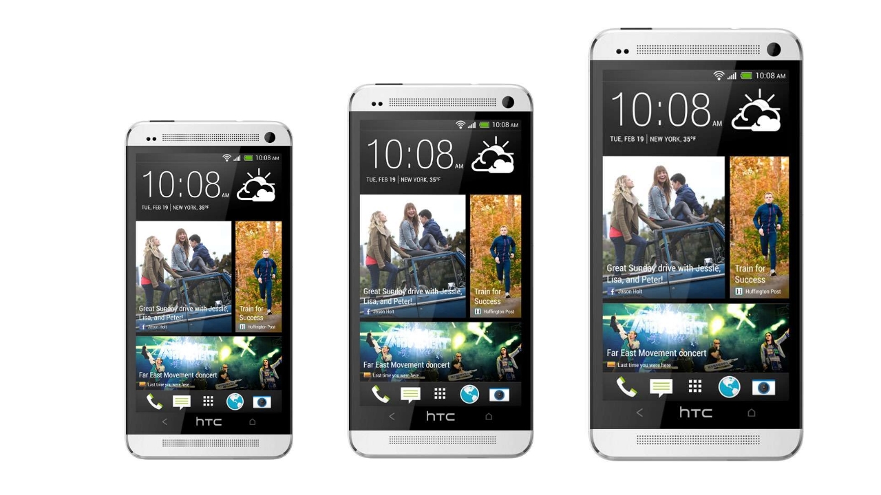HTC One Mini,  HTC One и HTC One Max