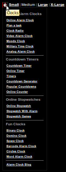 Разнообразие функций сайта Onlineclock.net