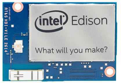 �����-��������� Intel Edison ���������� �������� � ������