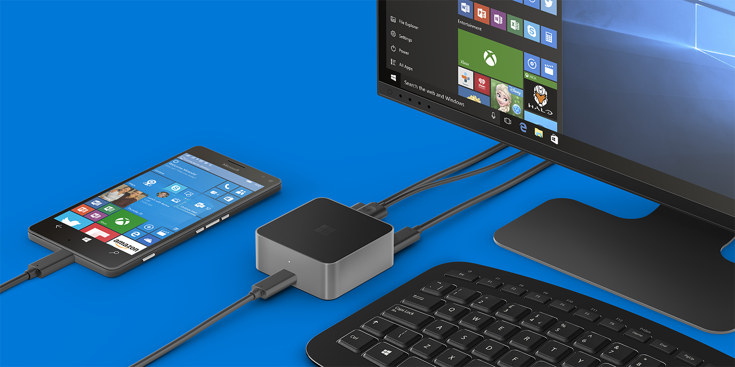 Док-станция Microsoft Display Dock превратит смартфон в мини-ПК