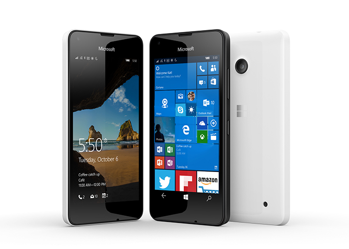 Бюджетный Microsoft Lumia 550 работает на Windows 10 Mobile