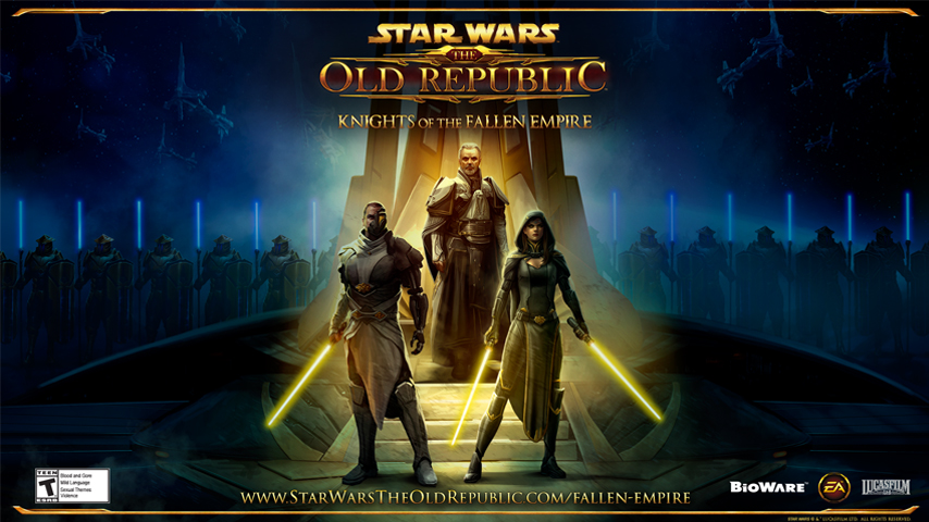 Вышло дополнение Knights of the Fallen Empire для игры Star Wars: The Old Republic