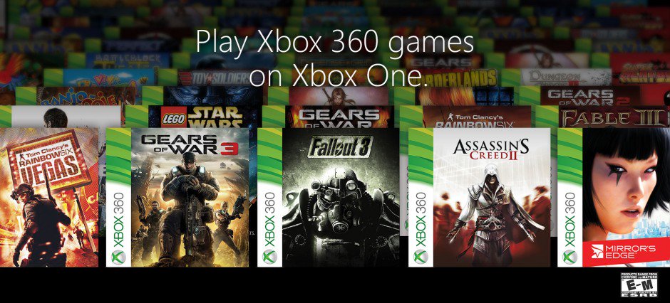 Microsoft назвала первую сотню совместимых с Xbox One игр для Xbox 360 