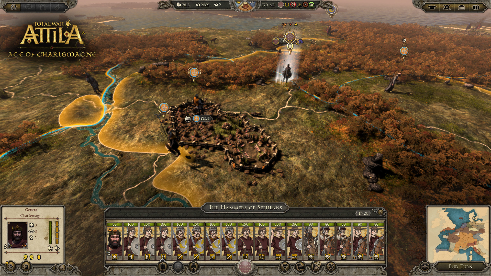 10 декабря в стратегии Total War: Attila начнется  «Эпоха Карла Великого»