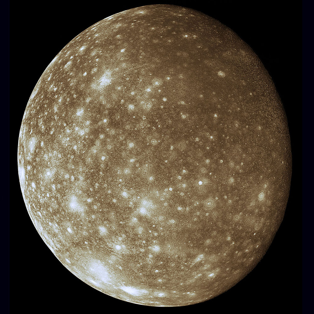 Каллисто, спутник Юпитера