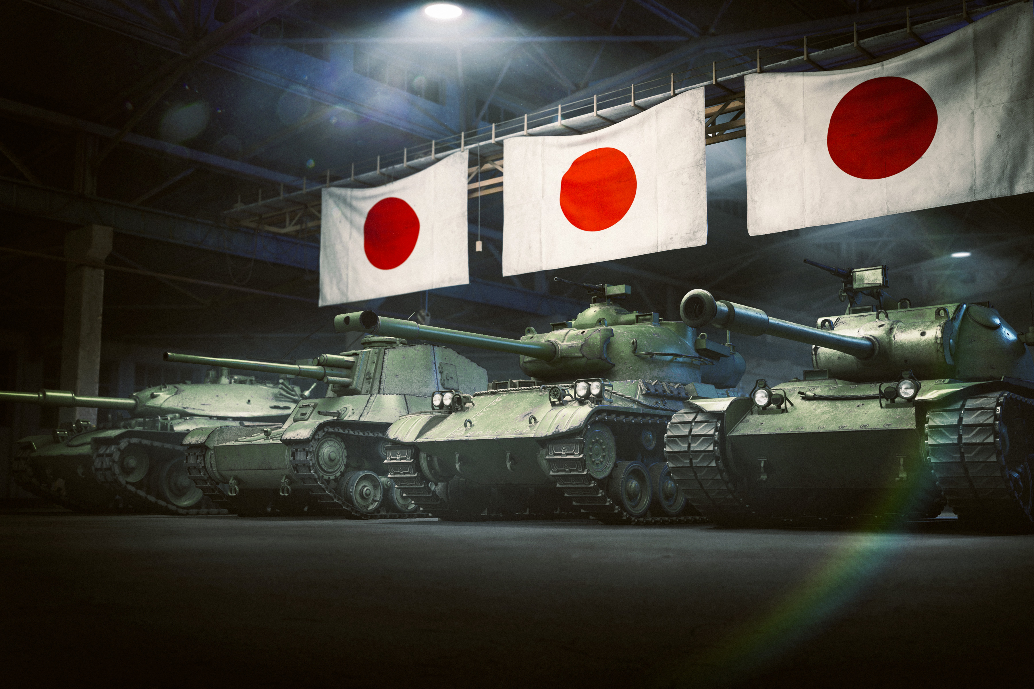 В World of Tanks на PlayStation 4 пришли японские танки