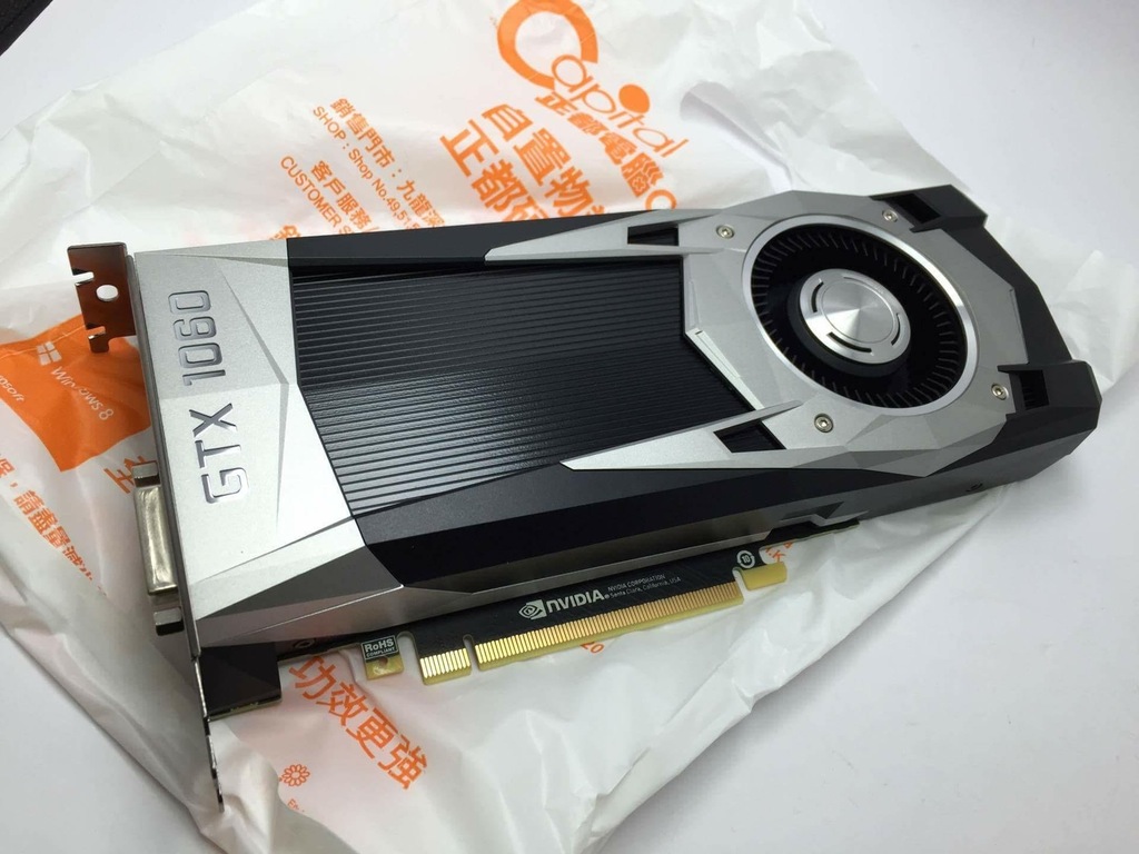 Видеокарта NVIDIA GeForce GTX 1060 засветилась на фото