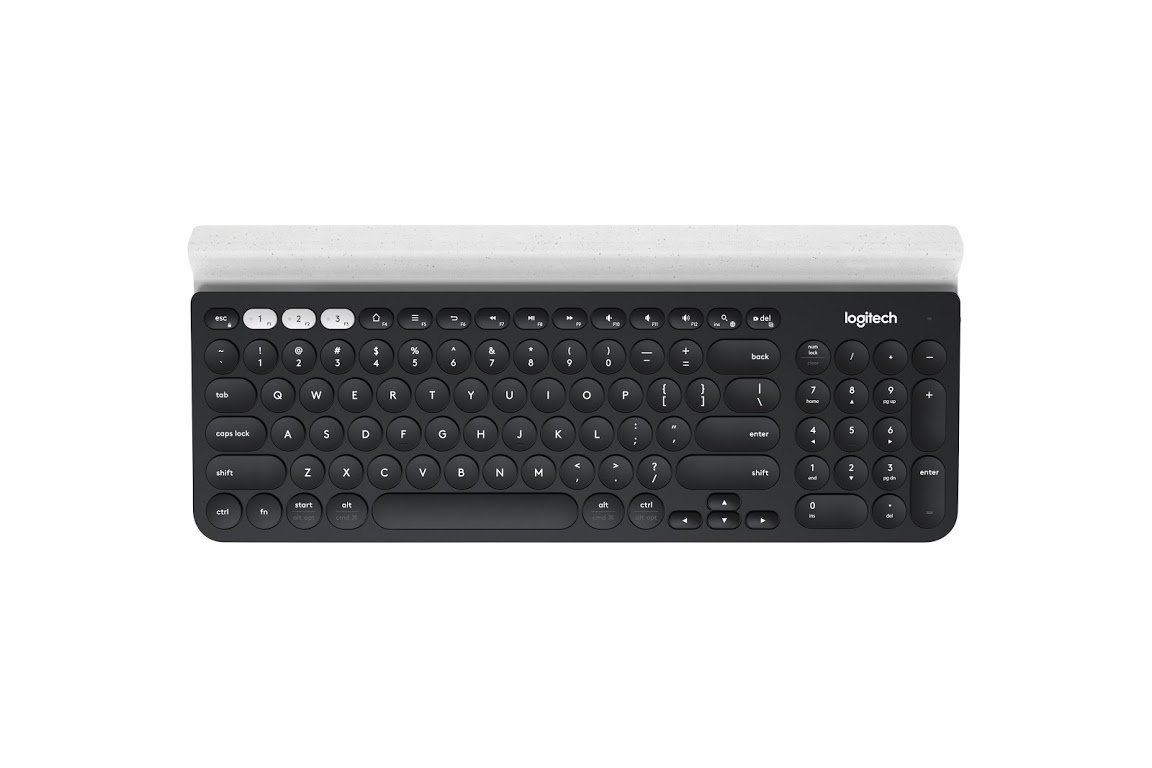 Универсальная клавиатура Logitech K780 подойдет для ПК, планшета и смартфона