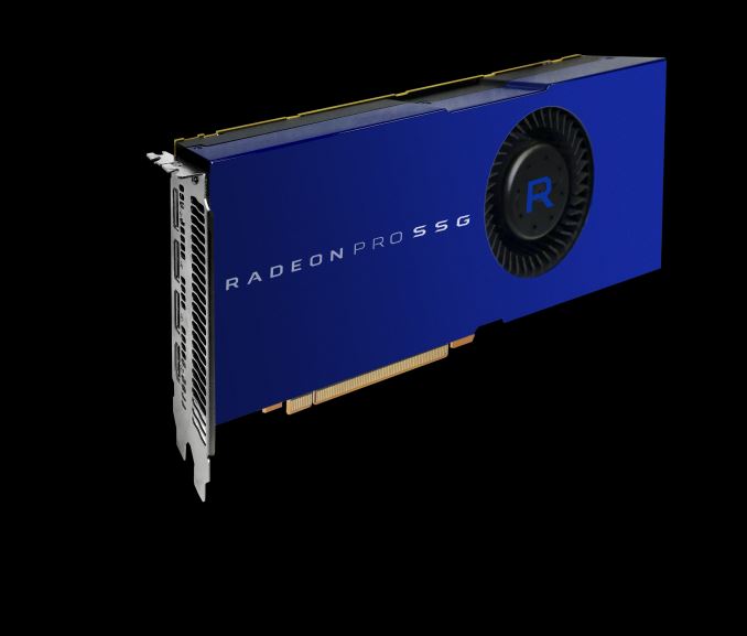 AMD представила видеокарту Radeon Pro SSG со слотами для SSD на борту