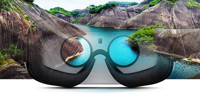 Новый шлем виртуальной реальности Samsung Gear VR начал появляться у ритейлеров