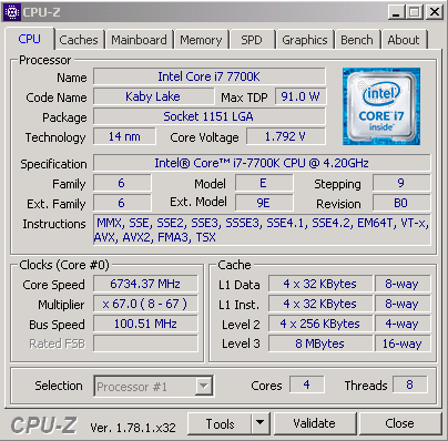 Процессор поколения Kaby Lake занял первое место в wPrime 32M 