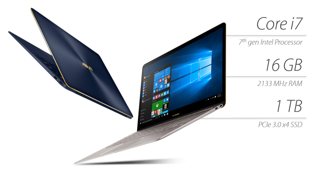CES 2017: ASUS представила высококлассный ноутбук ZenBook 3 Deluxe