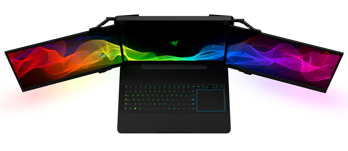 CES 2017: Razer показала ноутбук с тремя экранами