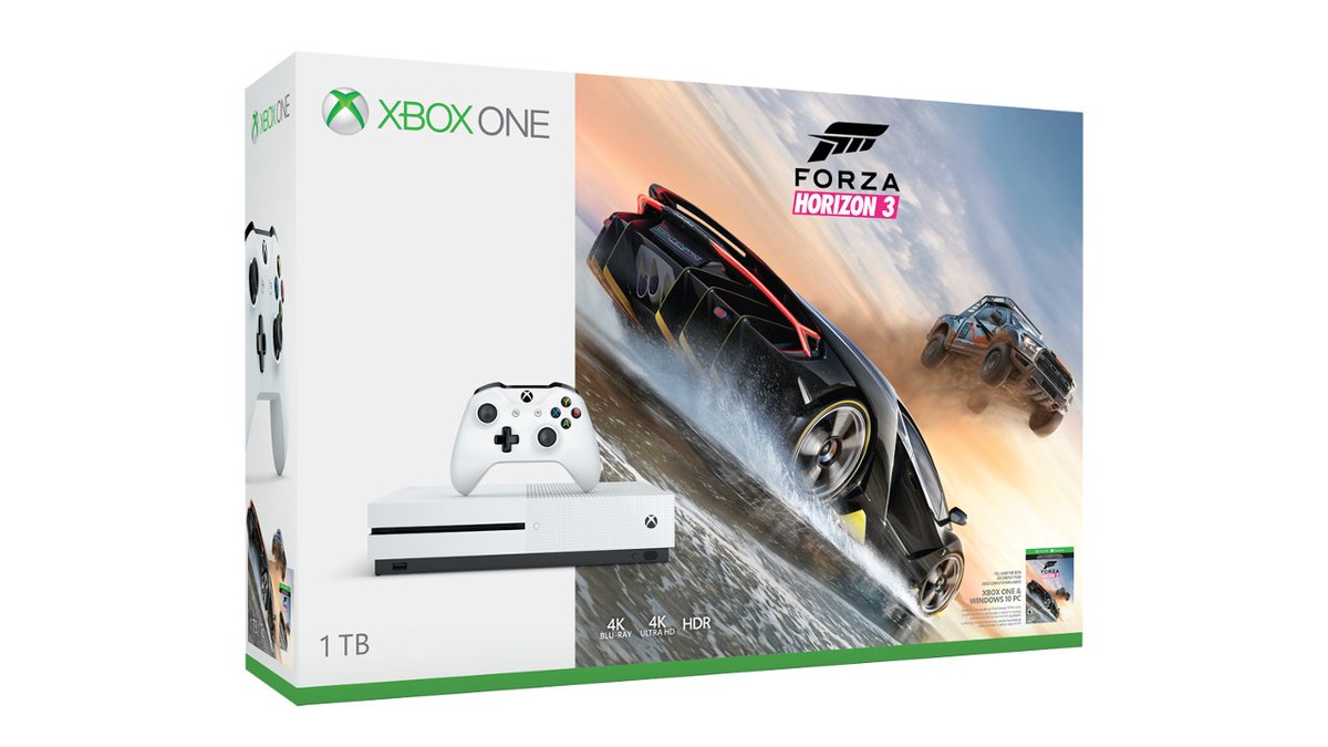Комплект Xbox One S с Forza Horizon 3 выходит в России