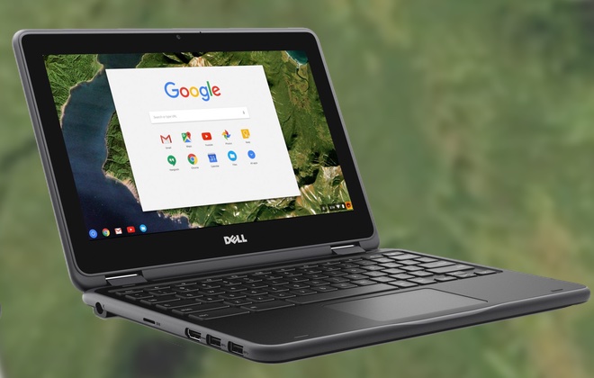 Хромбук-перевертыш Dell Chromebook 11 Convertible поддерживает стилус